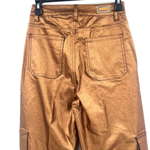 Kosch Wide Leg Bronze Cargo Pants Women's Size 5 - Picture 6 of 10